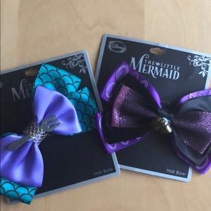 The Little Mermaid bows